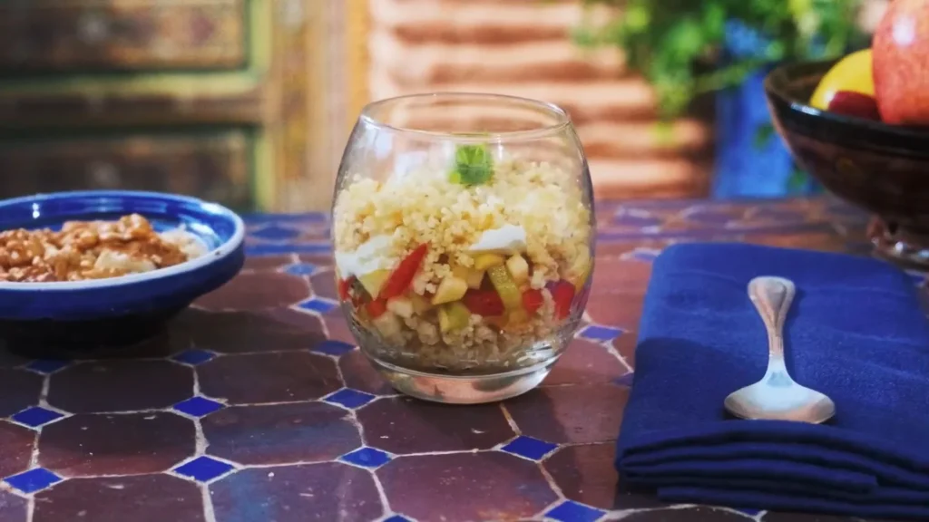 Sweet Couscous Delight with Fruits